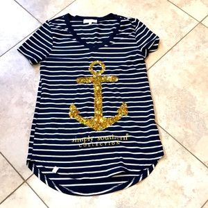 Authentic Simply Southern T Shirt Size Small